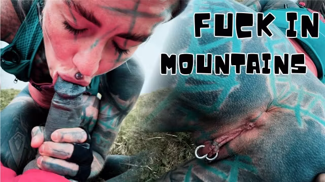 Mountaineering Passionate Fuck And Cum Shot