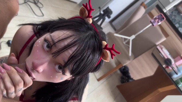 Christmas Perfect Mouth With Sex Machine In Pussy Feet Amberjinha