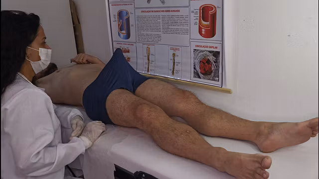 The Nurse Inspects The Patient'S Erection