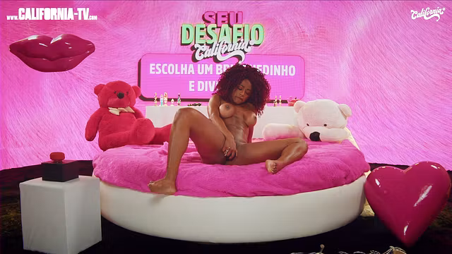 Busty Ebony Masturbation