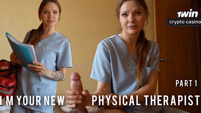 Physiotherapist Making Me Happy End Massage For An Extra Bonus. Part 1