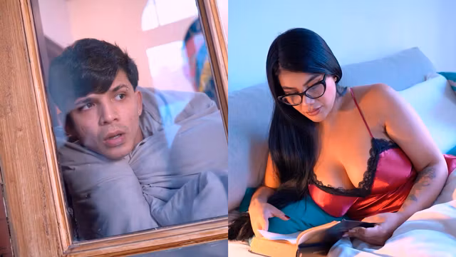 It Ends Badly! Busty Woman Shares A Bed With Her Horny Stepson