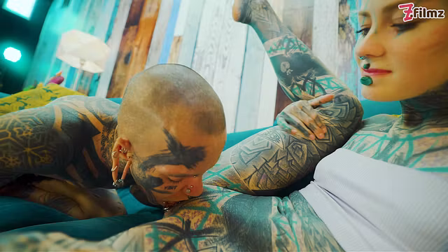 Tattooed Trans And Alt Girl Hot Toy Play